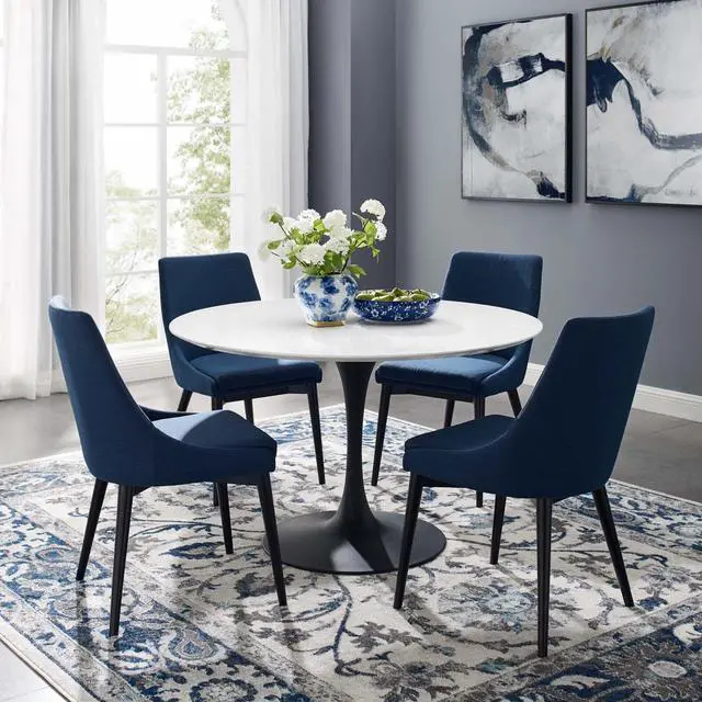 Alt view image 3 of 3 - Lippa 47" Round Wood Dining Table