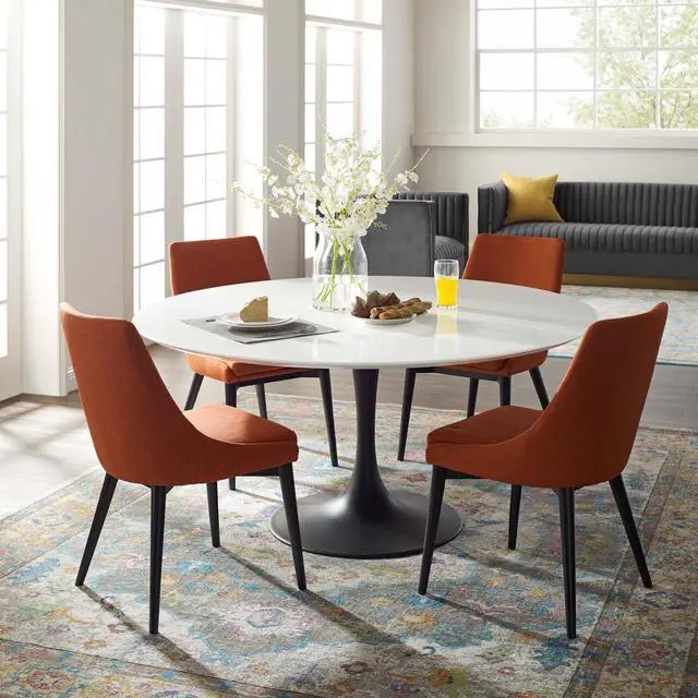 Alt view image 3 of 3 - Lippa 60" Round Wood Dining Table