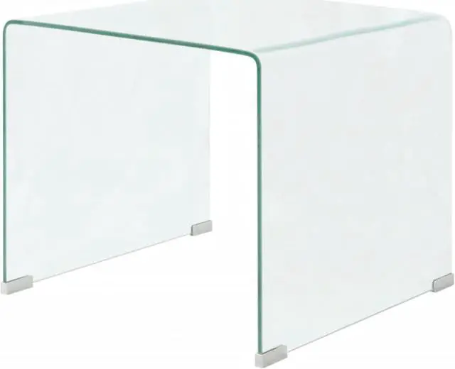 Alt view image 5 of 14 - vidaXL Coffee Table Sofa End Table Side Table Nightstand Tempered Glass Clear