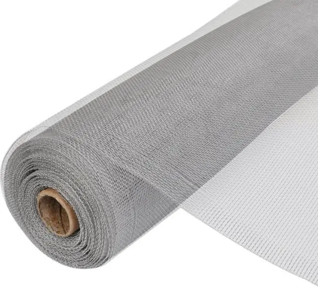 Main image of vidaXL Mesh Screen Aluminium 3' 3"x16' 4" Silver
