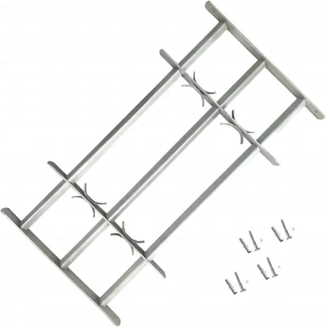 Main image of Adjustable Security Grille for Windows with 3 Crossbars 19.7"-25.6"