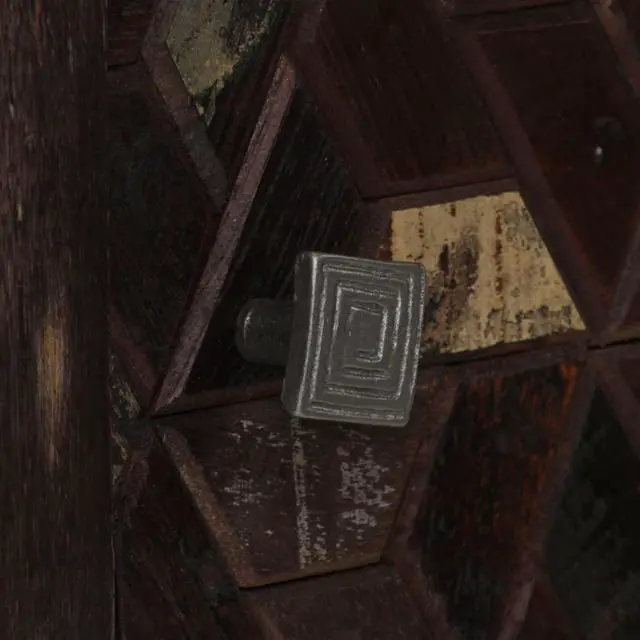 Alt view image 9 of 11 - vidaXL Cabinet Accent End Table for Bedroom Living Room Solid Reclaimed Wood