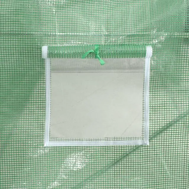 Alt view image 10 of 11 - vidaXL Greenhouse Outdoor Grow House Green House for Plant Growing Gardening