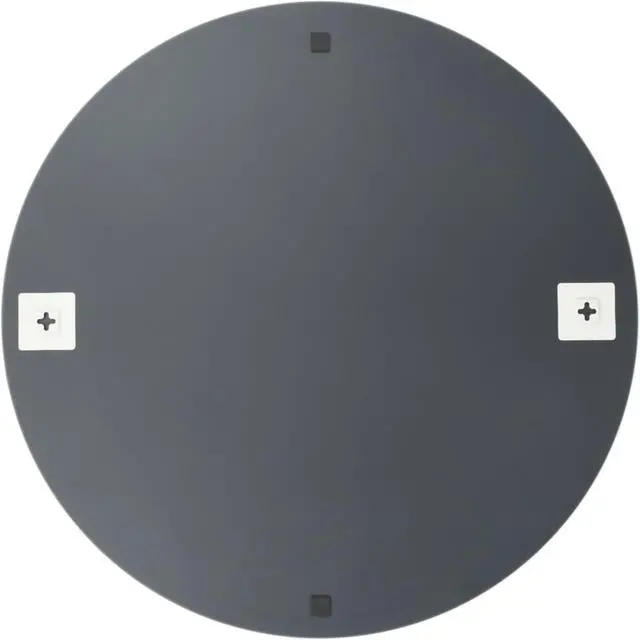 Alt view image 9 of 12 - vidaXL Wall Mirror Transparent Glass 27.6 in diameter Wall mounting
