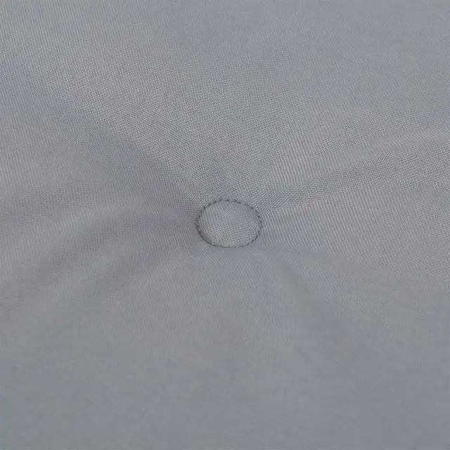 Alt view image 8 of 12 - vidaXL Bench Cushion Water Repellent Garden Seat Cushion Gray Oxford Fabric