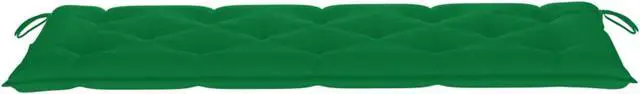 Alt view image 8 of 13 - vidaXL Bench Cushion Outdoor Water Repellent Bench Cushion Green Oxford Fabric