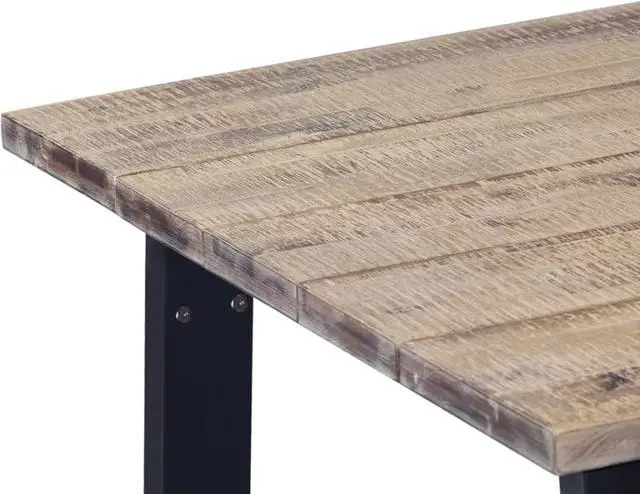 Alt view image 10 of 20 - vidaXL Dining Table Kitchen Table Wooden Dining Room Table Solid Acacia Wood