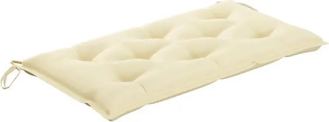 Alt view image 7 of 13 - vidaXL Bench Cushion Water Repellent Seat Cushion Cream White Oxford Fabric