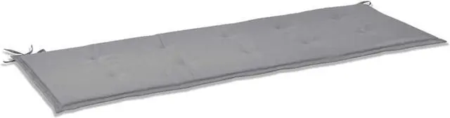 Alt view image 7 of 12 - vidaXL Garden Bench Cushion Grey 150x50x4 cm Oxford Fabric