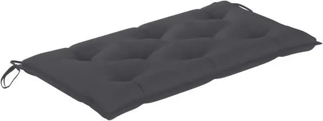 Alt view image 7 of 13 - vidaXL Bench Cushion Water Repellent Seat Cushion Anthracite Oxford Fabric