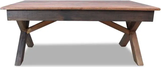 Alt view image 8 of 14 - vidaXL Coffee Table End Sofa Table Living Room Furniture Mixed Recycled Wood
