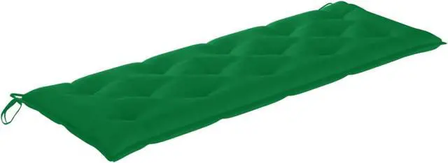 Alt view image 7 of 13 - vidaXL Bench Cushion Outdoor Water Repellent Bench Cushion Green Oxford Fabric