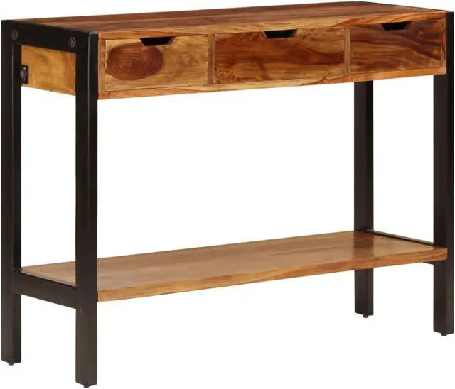 Alt view image 8 of 11 - vidaXL Sideboard Acacia wood color
