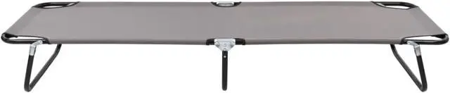 Alt view image 9 of 14 - vidaXL Patio Lounge Chair Outdoor Chaise Lounge Chair Sunlounger Gray Steel