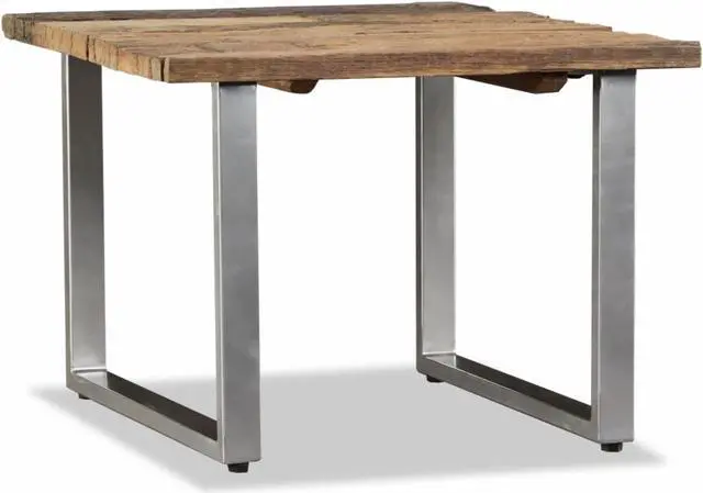 Alt view image 6 of 15 - vidaXL Coffee Table Sofa End Table Accent Side Table Solid Wood Reclaimed