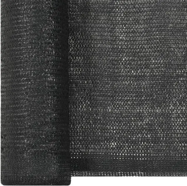 Alt view image 6 of 9 - vidaXL Fence Privacy Screen Outdoor Patio Privacy Wall Windscreen HDPE Black