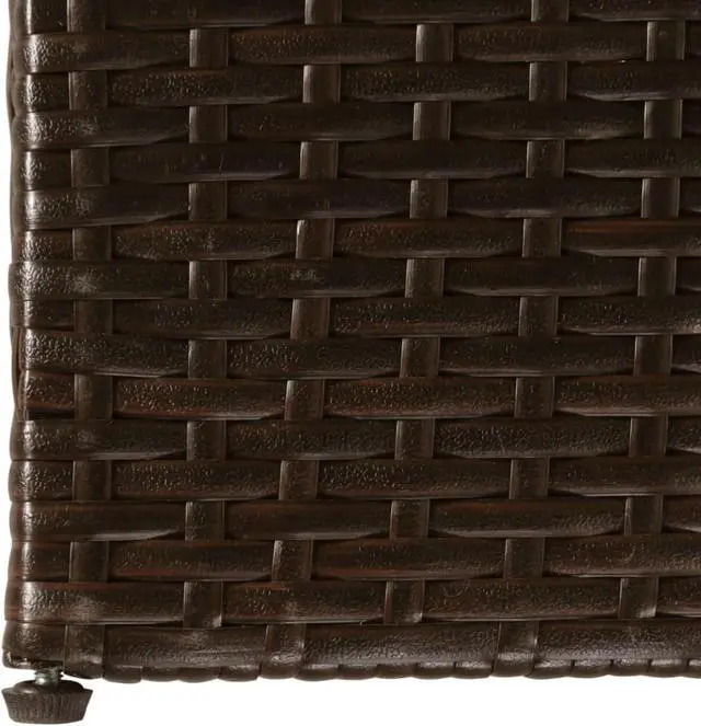 Alt view image 10 of 13 - vidaXL Outdoor Storage Box Deck Box with Lid Patio Cabinet Storage Chest Brown