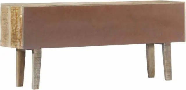 Alt view image 10 of 12 - vidaXL Sideboard Entry Table Buffet Cabinet with Drawers Solid Wood Mango