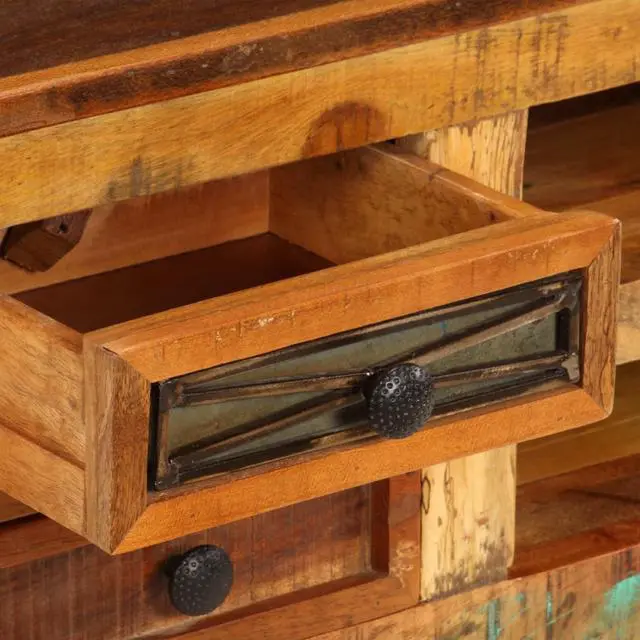 Alt view image 10 of 11 - vidaXL TV Stand TV Unit Sideboard TV Console Cabinet Solid Reclaimed Wood