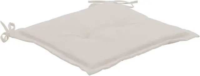 Alt view image 8 of 17 - vidaXL Garden Chair Cushions 4 pcs Cream 40x40x4 cm Oxford Fabric