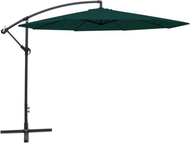 Alt view image 8 of 15 - vidaXL Garden Parasol with Steel Pole 250x250 cm Anthracite