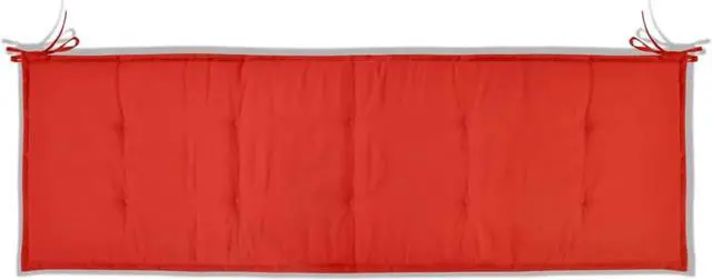 Alt view image 9 of 11 - vidaXL Bench Cushion Water Repellent Garden Seat Cushion Red Oxford Fabric