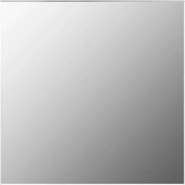 Alt view image 9 of 14 - vidaXL Wall Mirror Transparent Glass 16 x 16 in Minimalistic