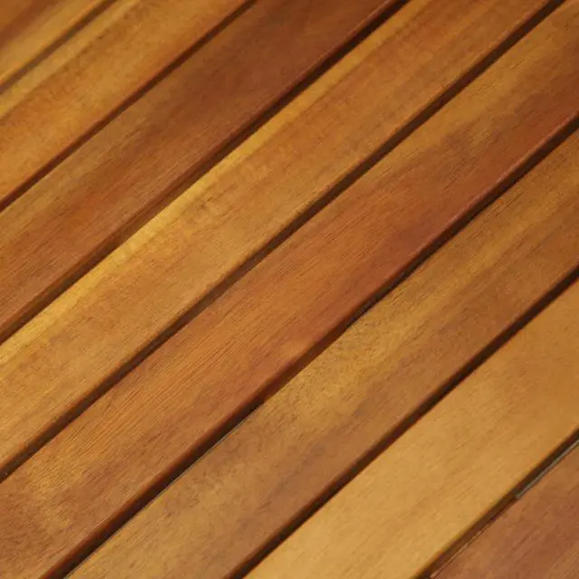 Alt view image 8 of 11 - vidaXL Patio Bistro Set 3 Piece Folding Table and Chairs Solid Acacia Wood