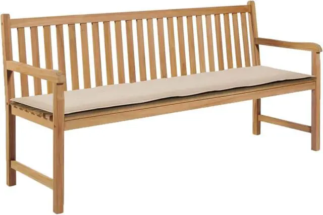 Alt view image 5 of 12 - vidaXL Bench Cushion Water Repellent Garden Seat Cushion Cream Oxford Fabric