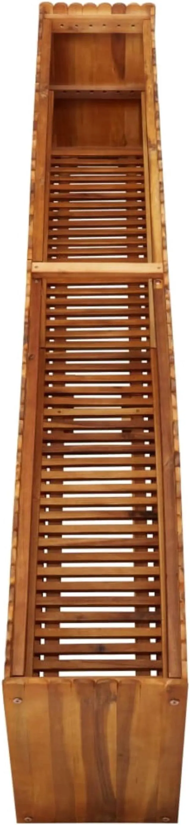 Alt view image 10 of 14 - vidaXL Raised Garden Bed Raised Flower Bed Raised Garden Box Solid Acacia Wood