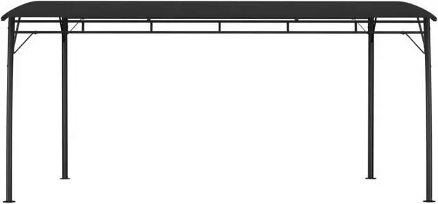 Alt view image 2 of 10 - vidaXL Garden Sunshade Awning 157.5"x118.1"x100.4" Anthracite