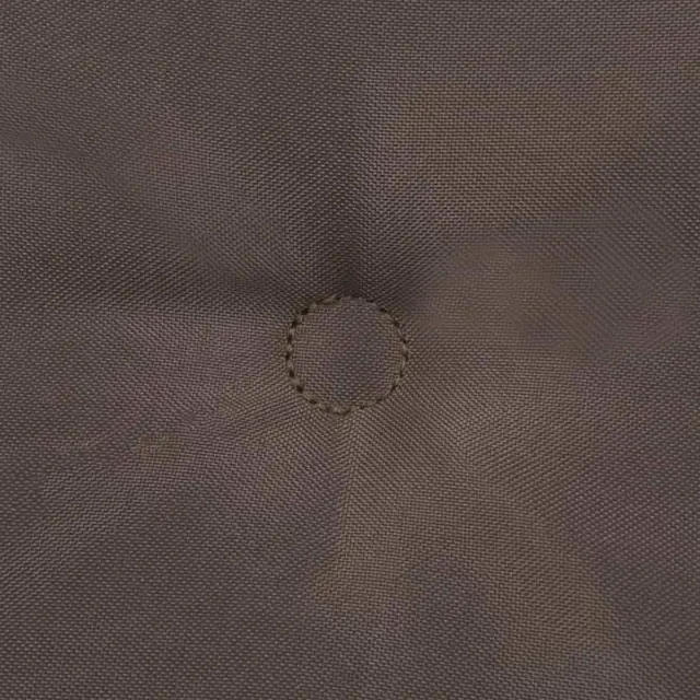 Alt view image 8 of 15 - vidaXL Chair Cushion 2 Pcs Outdoor Garden High Back Chair Cushion Taupe Fabric