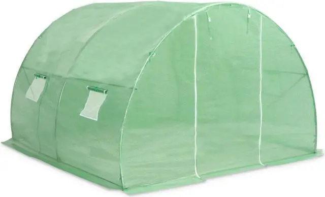 Alt view image 11 of 11 - vidaXL Greenhouse Outdoor Grow House Green House for Plant Growing Gardening
