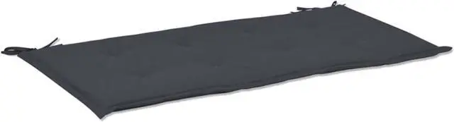 Alt view image 7 of 12 - vidaXL Garden Bench Cushion Anthracite 100x50x4 cm Oxford Fabric