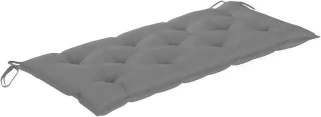 Alt view image 7 of 10 - vidaXL Bench Cushion Outdoor Water Repellent Seat Cushion Gray Oxford Fabric
