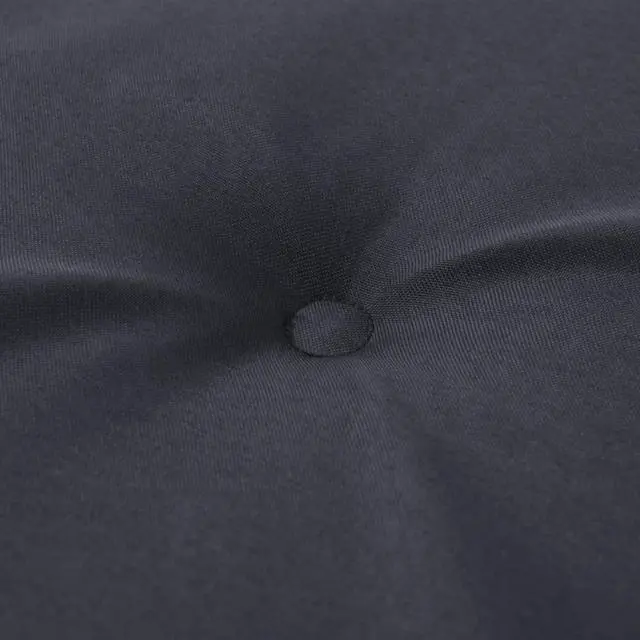 Alt view image 9 of 11 - vidaXL Chair Cushion 4 Pcs Garden High Back Chair Cushion Anthracite Fabric