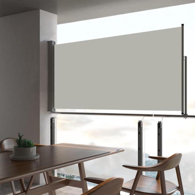 Alt view image 7 of 11 - vidaXL Retractable Side Awning Outdoor Folding Privacy Screen 31.5"x118.1" Cream