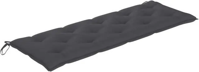 Alt view image 7 of 10 - vidaXL Bench Cushion Water Repellent Seat Cushion Anthracite Oxford Fabric