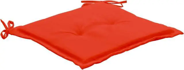 Alt view image 10 of 14 - vidaXL Garden Chair Cushions 2 pcs Red 50x50x4 cm Oxford Fabric