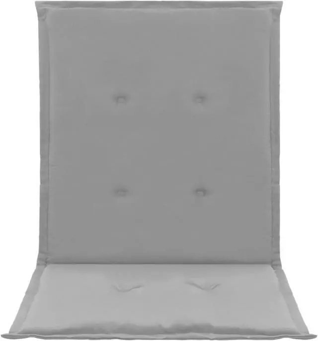 Alt view image 10 of 12 - vidaXL Chair Cushion 4 Pcs Outdoor Patio Chair Cushion Pad Gray Oxford Fabric