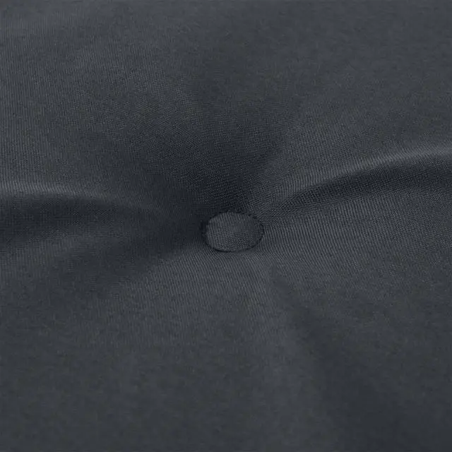 Alt view image 8 of 13 - vidaXL Bench Cushion Water Repellent Garden Cushion Anthracite Oxford Fabric