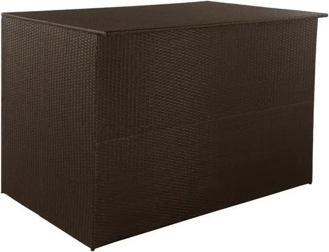 Alt view image 7 of 13 - vidaXL Outdoor Storage Box Deck Box with Lid Patio Cabinet Storage Chest Brown