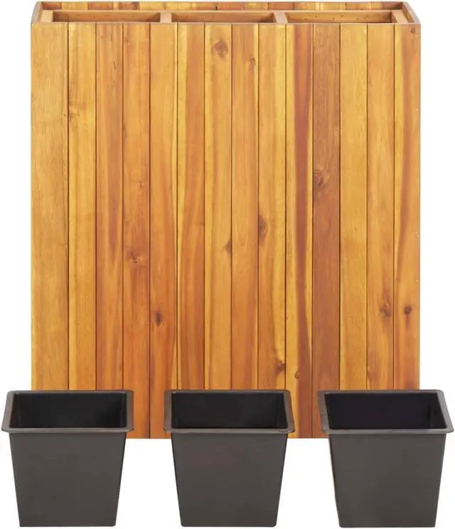 Alt view image 11 of 14 - vidaXL Mosaic Table Outdoor Side Table Garden Table Ceramic Terracotta and White