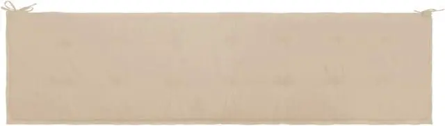 Alt view image 8 of 17 - vidaXL Bench Cushion Water Repellent Garden Seat Cushion Beige Oxford Fabric