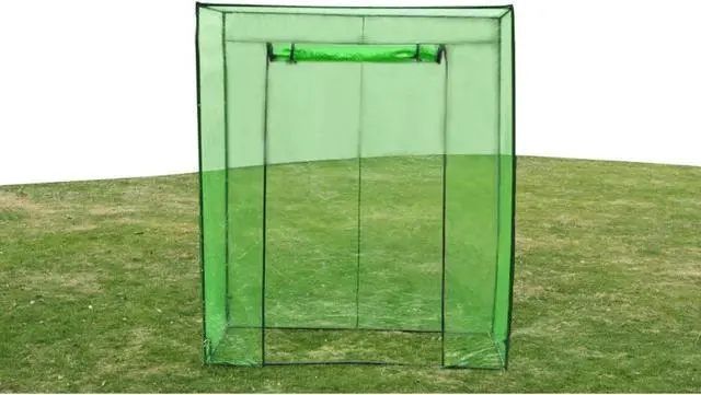 Alt view image 9 of 15 - vidaXL Greenhouse Grow House for Plant Growing Green House Steel Frame PVC