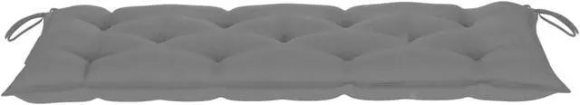 Alt view image 8 of 10 - vidaXL Bench Cushion Outdoor Water Repellent Seat Cushion Gray Oxford Fabric