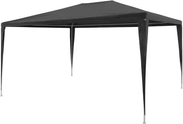 Alt view image 7 of 11 - vidaXL Party Tent Outdoor Canopy Patio Gazebo Marquee Sunshade PE Anthracite