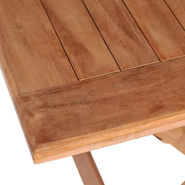Alt view image 8 of 14 - vidaXL Outdoor Dining Table Folding Patio Table Garden Furniture Solid Teak Wood