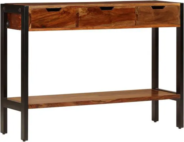 Alt view image 10 of 11 - vidaXL Sideboard Acacia wood color