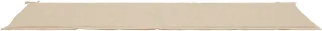Alt view image 11 of 17 - vidaXL Bench Cushion Water Repellent Garden Seat Cushion Beige Oxford Fabric